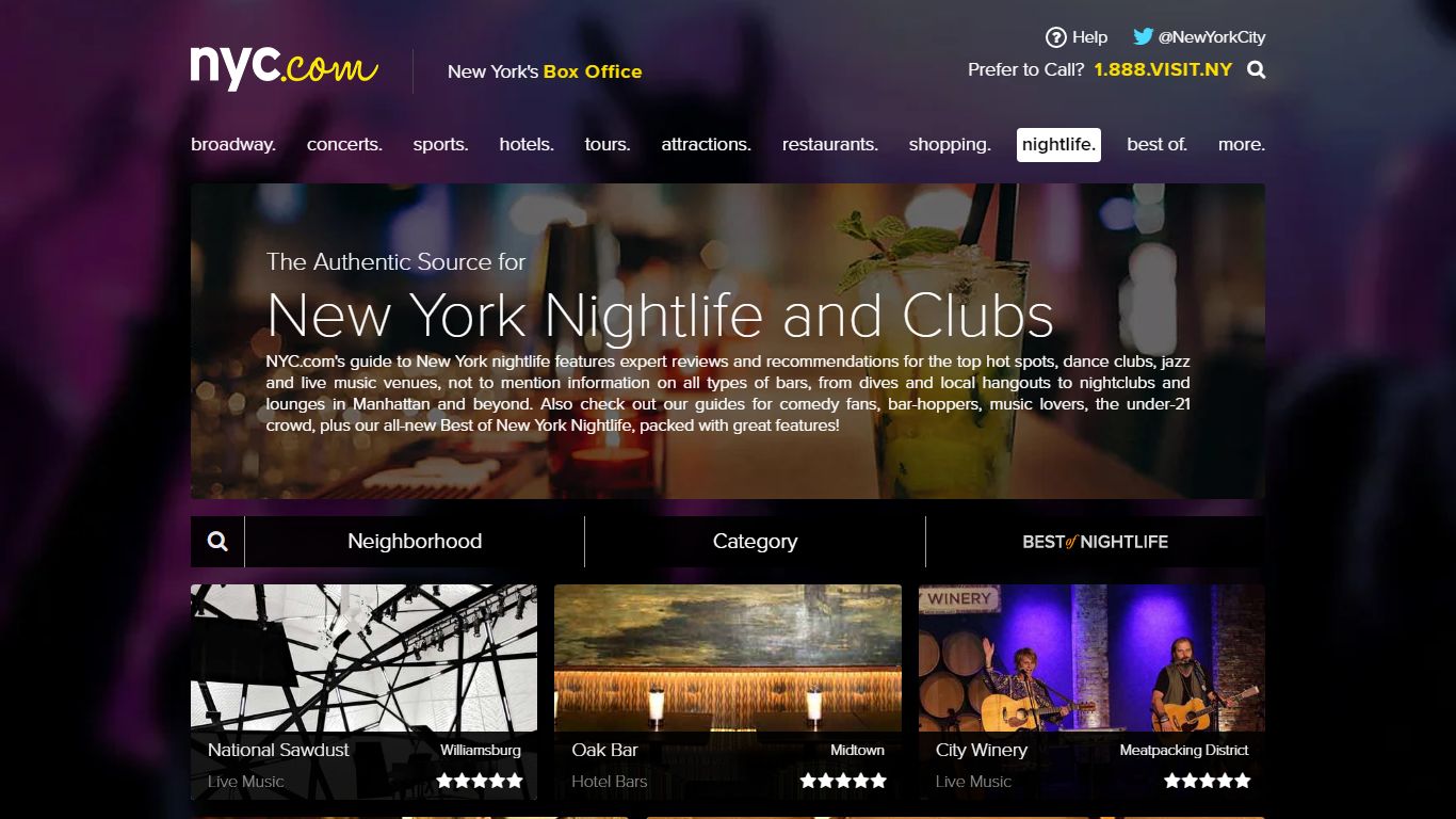 New York Bars and Night Clubs | NYC.com - Authentic Site