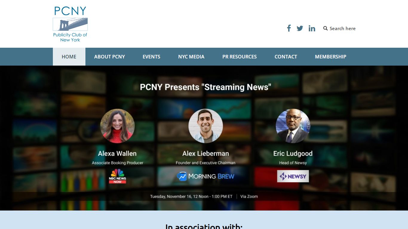 PCNY – Publicity Club of New York